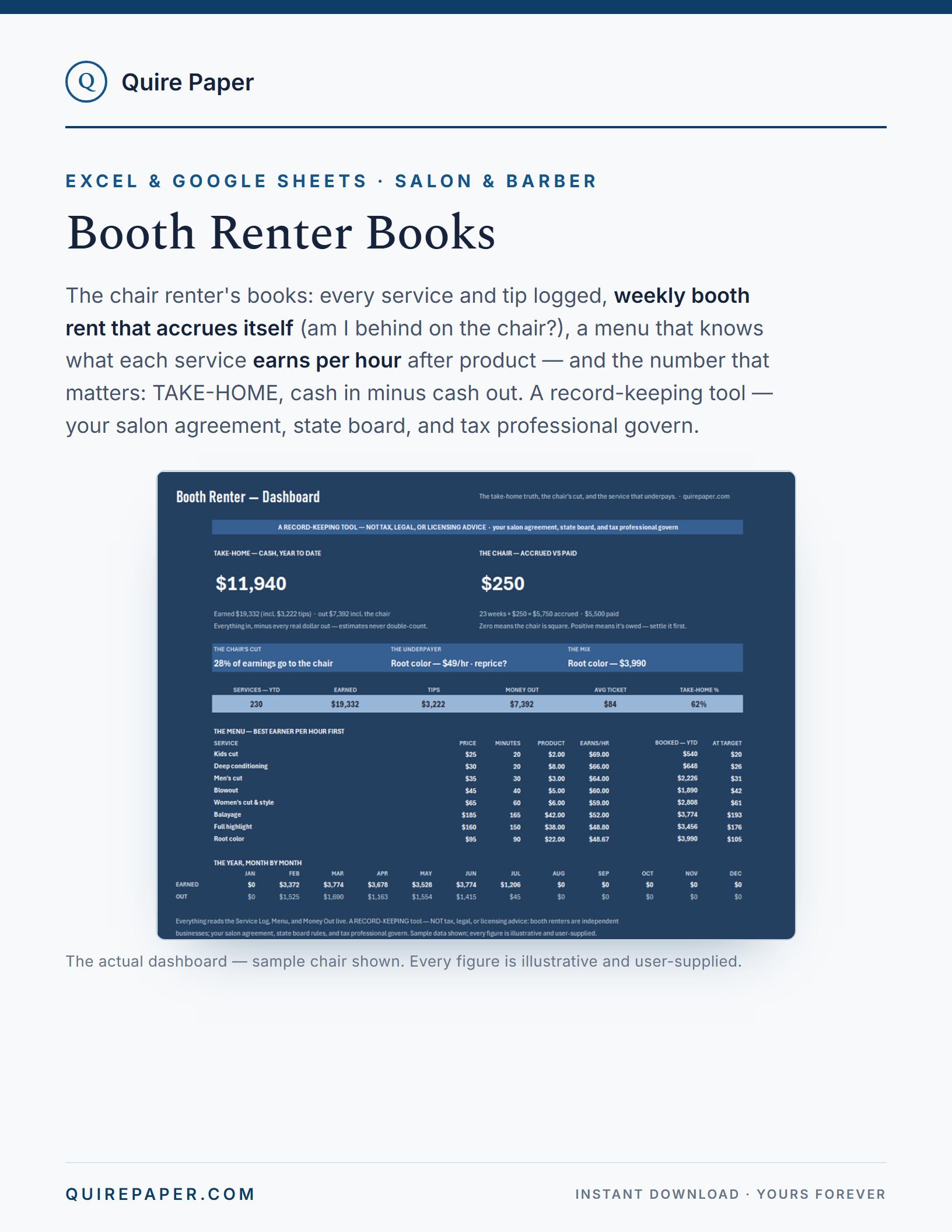 Booth Renter Books cover