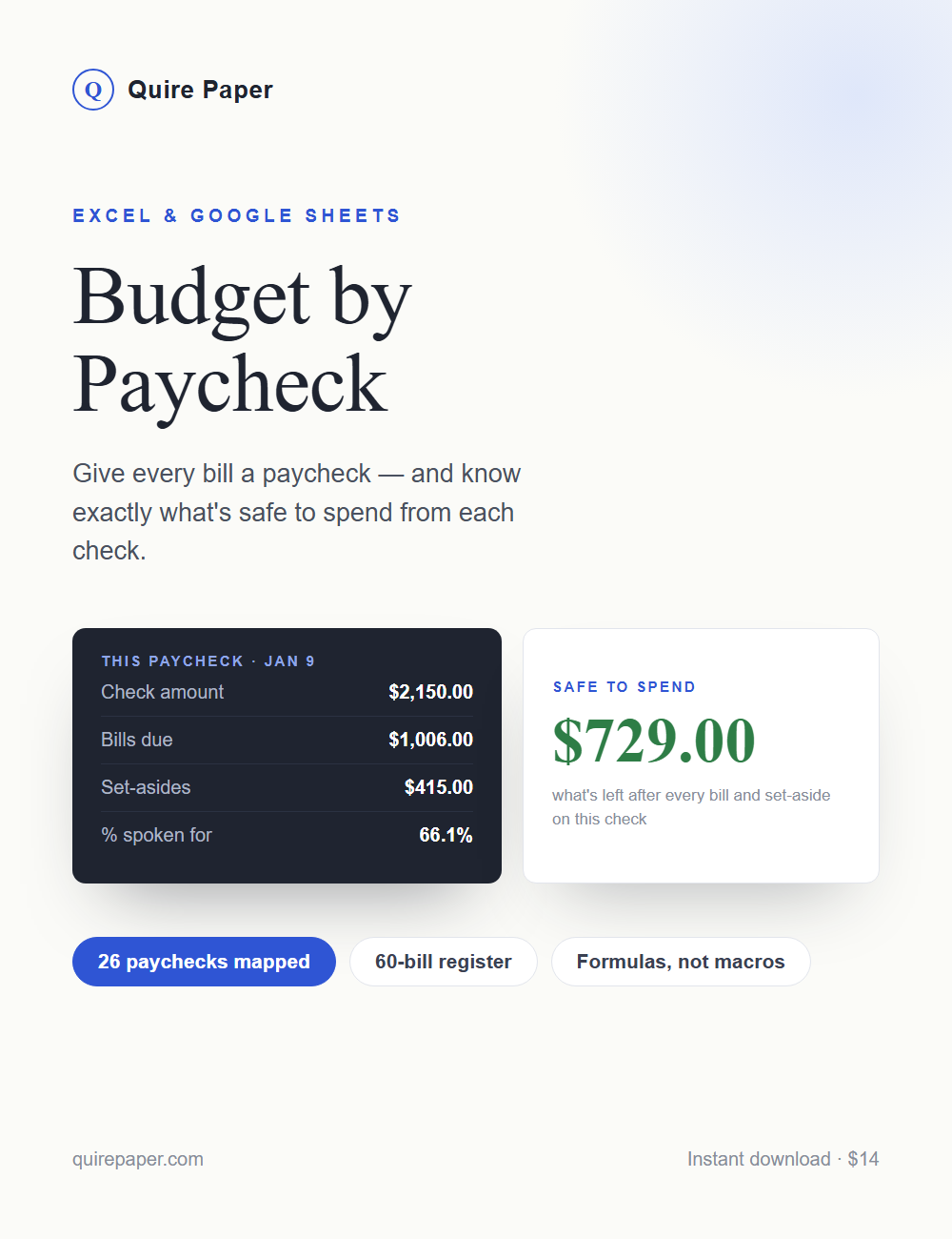 Budget by Paycheck cover