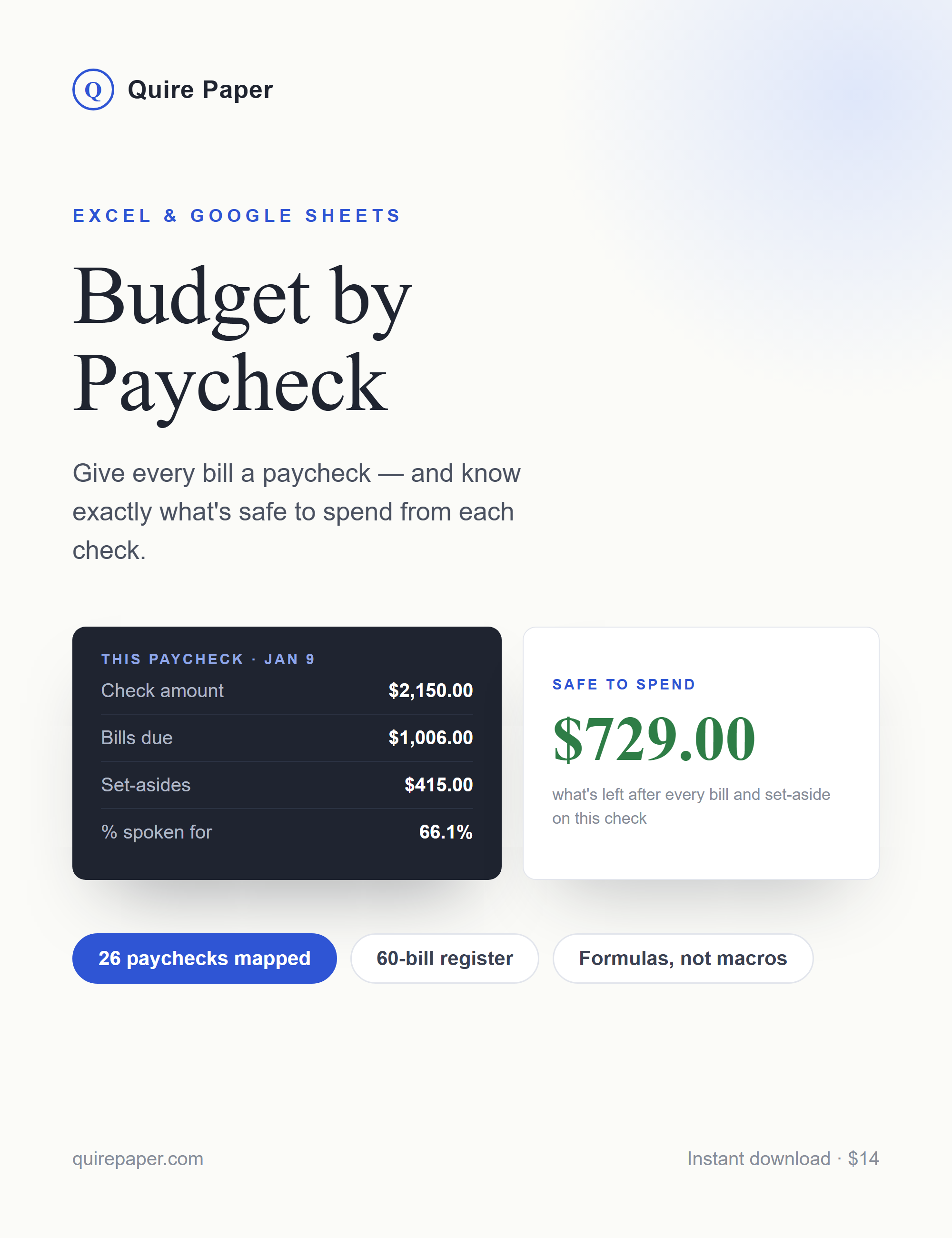 Budget by Paycheck cover