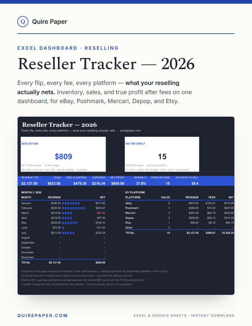 Reseller Tracker — 2026 cover